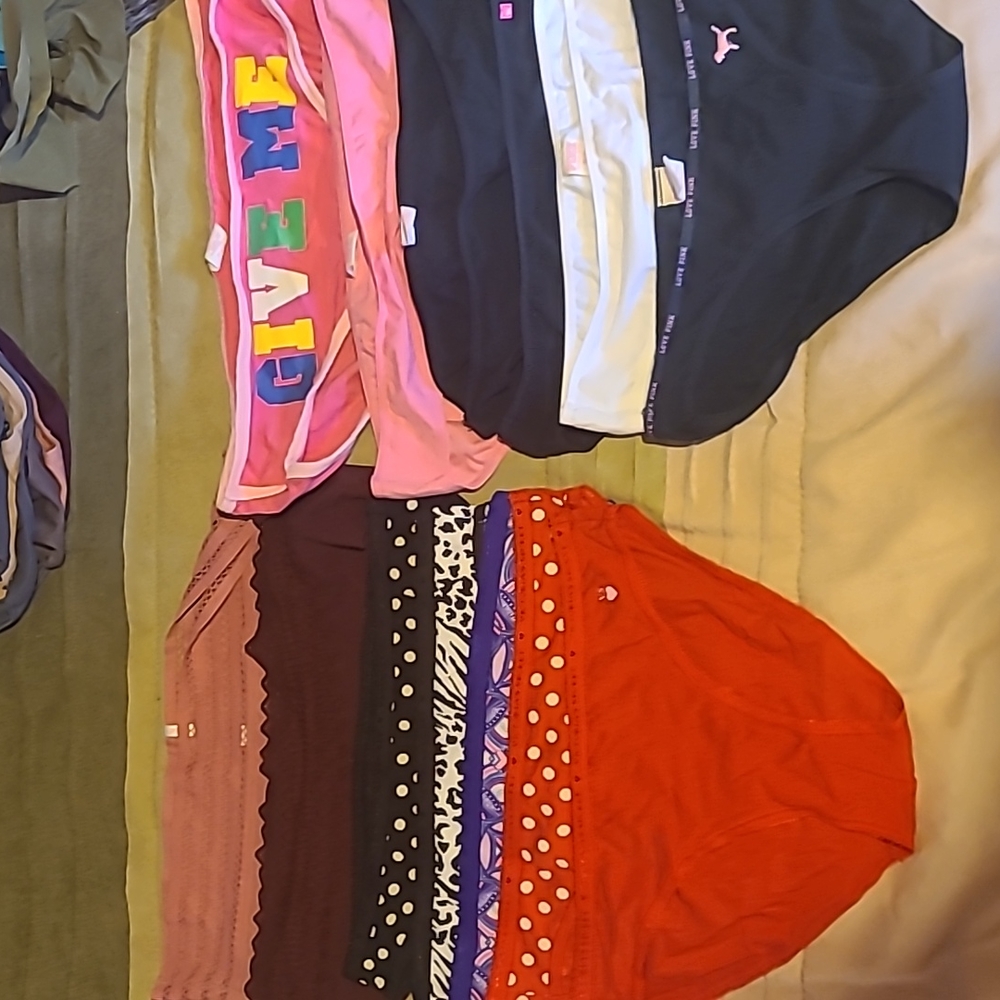 Lot of 13 Victoria Secret/ Pink underwear panties, various sizes